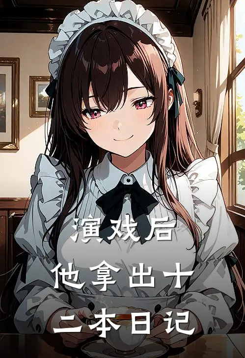 演戏后，他拿出十二本日记