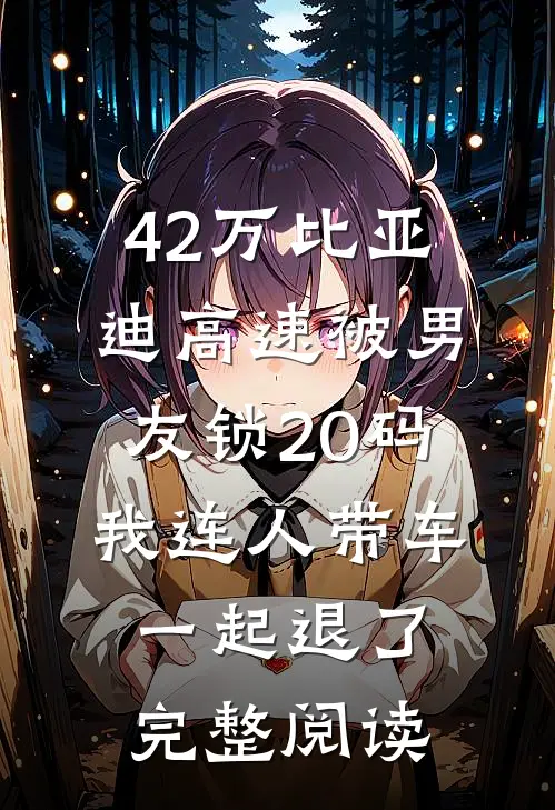 42万比亚迪高速被男友锁20码，我连人带车一起退了完整阅读