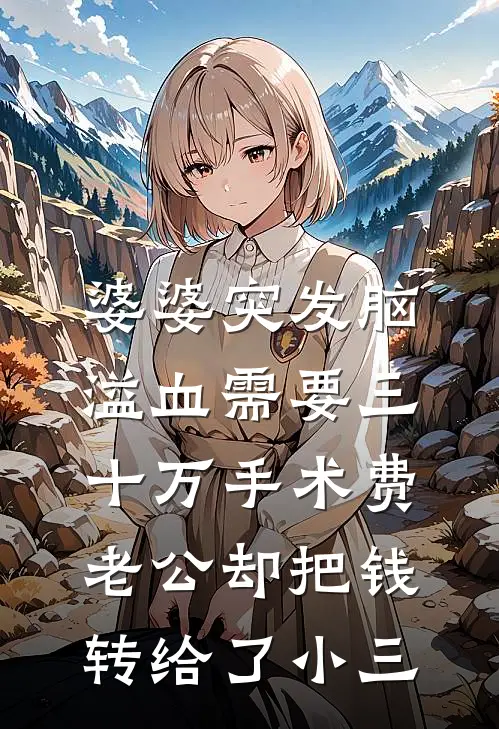 婆婆突发脑溢血需要三十万手术费，老公却把钱转给了小三