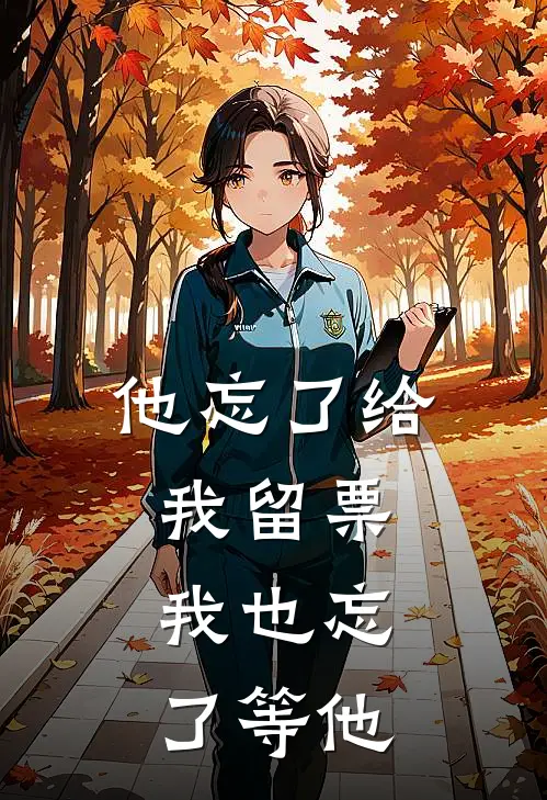 他忘了给我留票,我也忘了等他英语