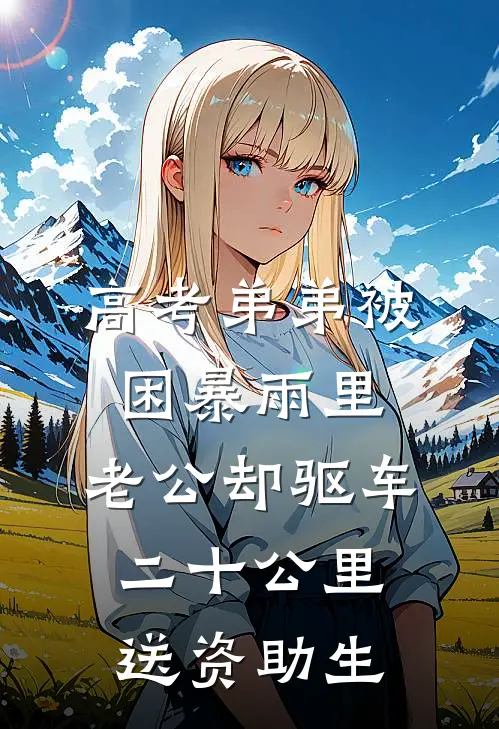 高考弟弟被困暴雨里，老公却驱车二十公里送资助生