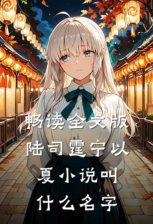 畅读全文版陆司霆宁以夏小说叫什么名字