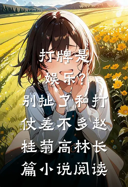 打牌是娱乐?别扯了,和打仗差不多 赵桂菊、高林长篇小说阅读