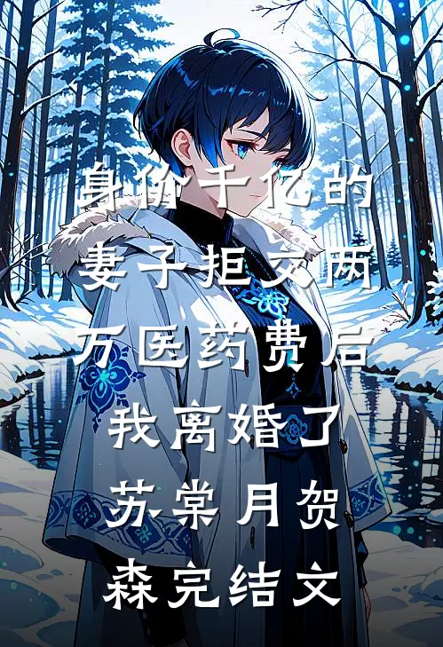 身价千亿的妻子拒交两万医药费后，我离婚了苏棠月贺森完结文