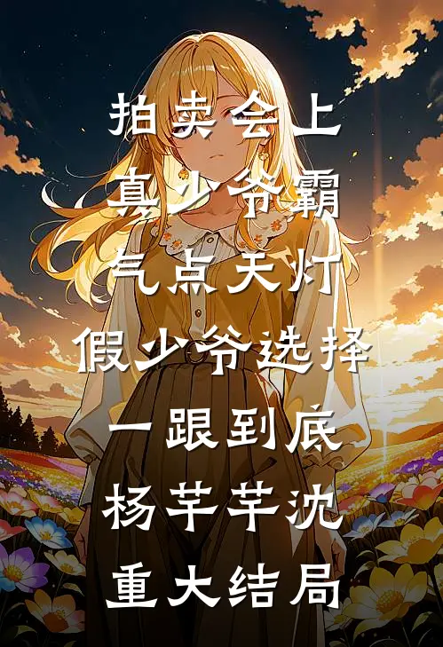 拍卖会上真少爷霸气点天灯，假少爷选择一跟到底杨芊芊沈重大结局