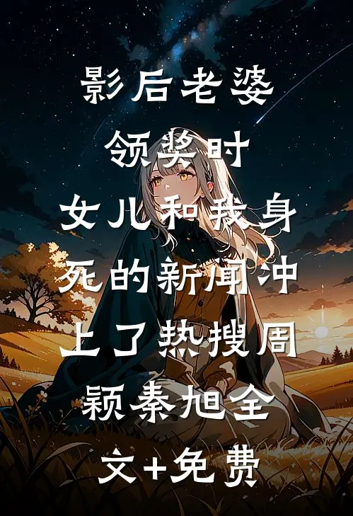 影后老婆领奖时，女儿和我身死的新闻冲上了热搜周颖秦旭全文+免费