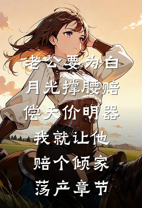 老公要为白月光撑腰赔偿天价明器，我就让他赔个倾家荡产章节