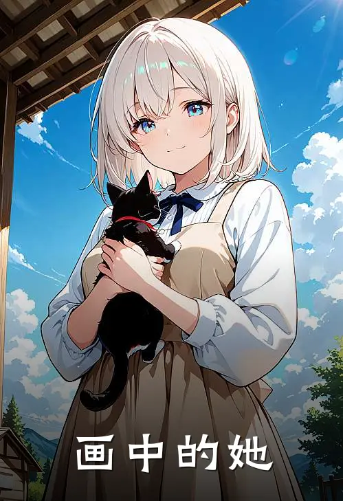 画中的她