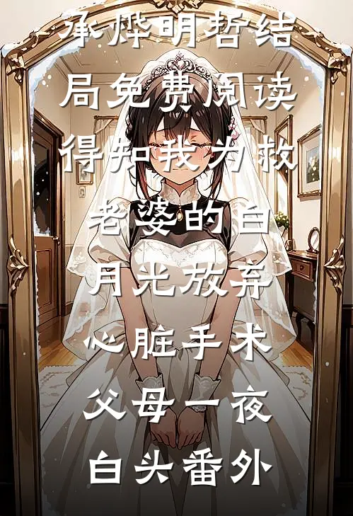 承烨明哲结局免费阅读得知我为救老婆的白月光放弃心脏手术，父母一夜白头番外